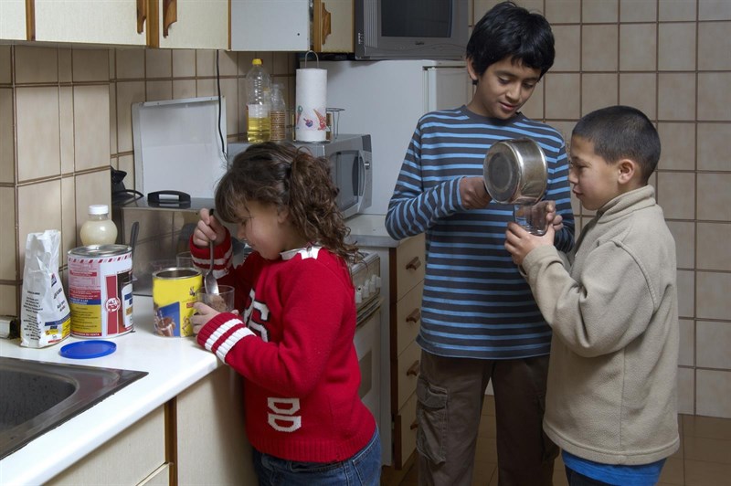 más de uno de cada cinco niños viven en condiciones de pobreza.