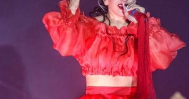 Rosalia en concierto de Halloween