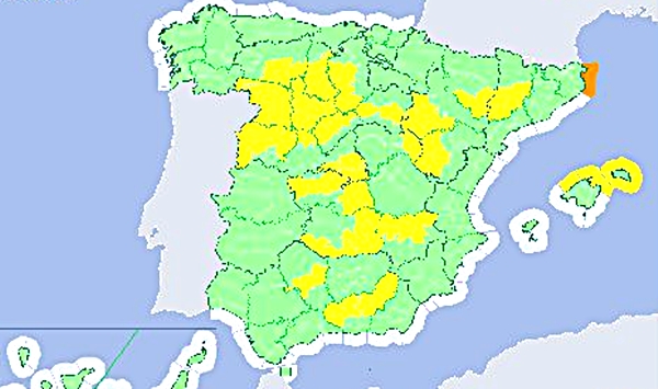 La Aemet ha lanzado una alerta por la temporada de frío invernal