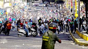 Otra manifestación venezolana llena de sangre